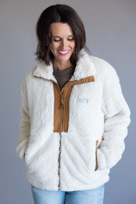 Columbia Boundless Discovery Sherpa Full Zip II Jacket for Women in Chalk