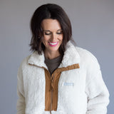 Columbia Boundless Discovery Sherpa Full Zip II Jacket for Women in Chalk