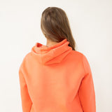 Carhartt Logo Sleeve Midweight Hoodie for Women in Orange