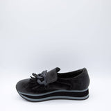 Coconuts by Matisse Bess Platform Loafers for Women in Velvet Charcoal