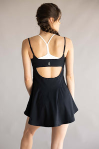 FP Movement Baseline Tennis Dress for Women in Black Combo