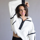 FP Movement Mountain ½ Zip Fleece for Women in White