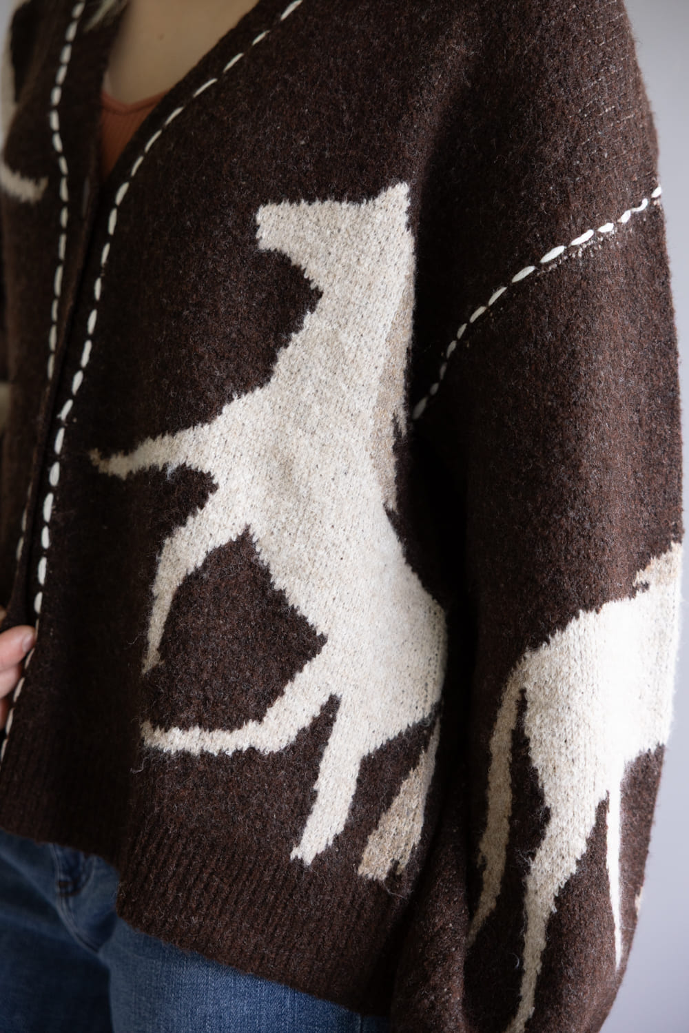 Illa Illa Horse Cardigan for Women in Brown