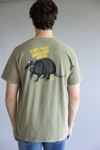 Marsh Wear Ain’t From Around Here T-Shirt for Men in Vintage Moss