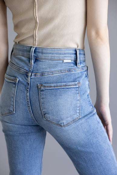 Risen High Rise Tummy Control Flare Jeans for Women