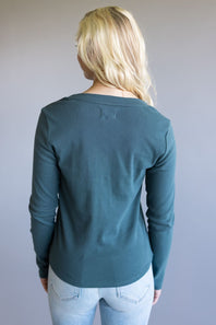 Thread & Supply Abby Shirt for Women in Dark Spruce