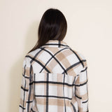 Thread & Supply Chandler Shacket for Women in Natural Plaid