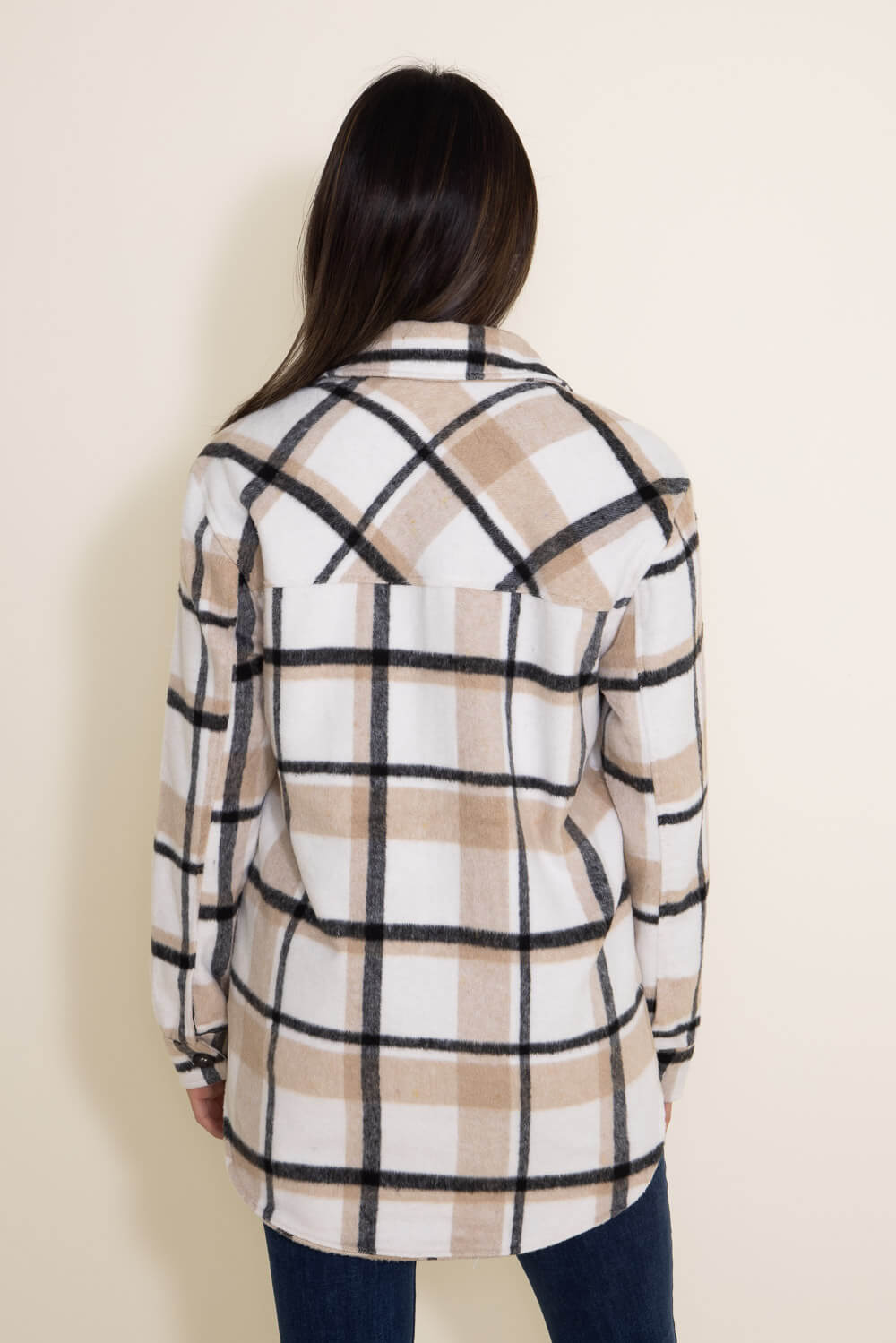 Thread & Supply Chandler Shacket for Women in Natural Plaid | J7711PND ...