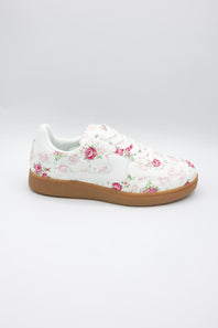 Top Moda Remus Floral Sneakers for Women in White