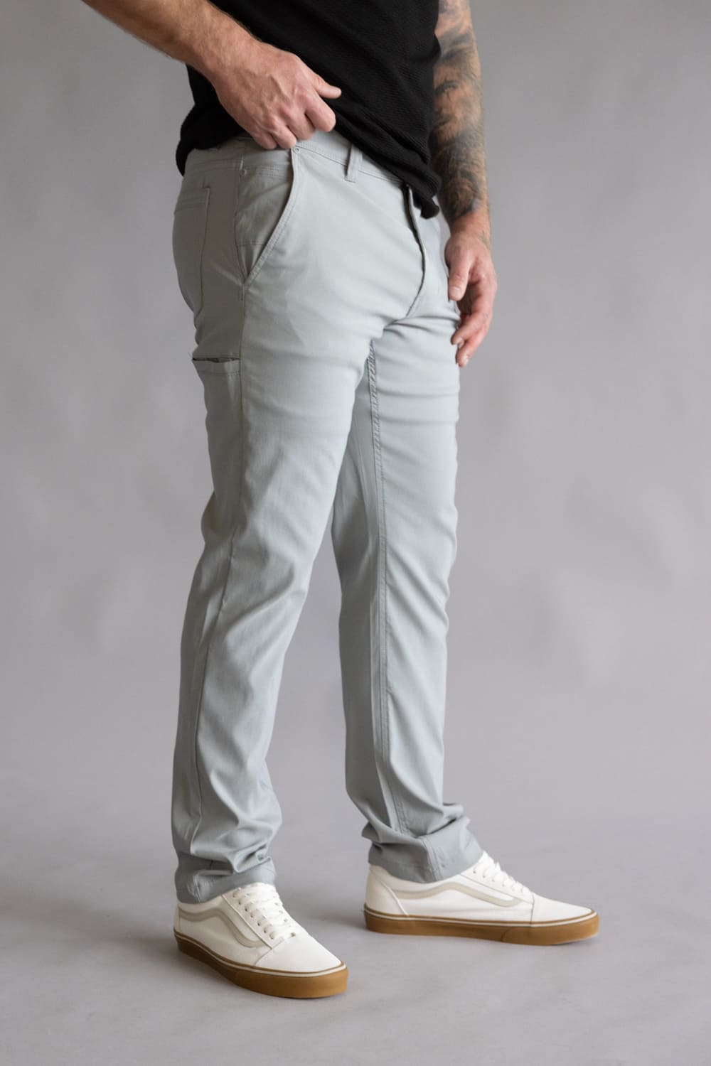 Weatherproof Vintage Faille Utility Pants for Men in Greyhound