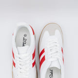 Deer Sneakers for Women in Red/White