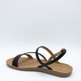 Soda Enfold Sandals for Women in Black