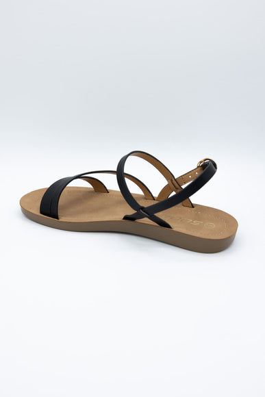 Soda Enfold Sandals for Women in Black