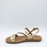 Soda Enfold Sandals for Women in Gold