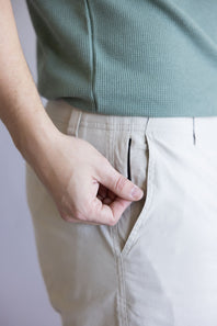 1897 Original Stretch Cotton Shorts for Men in Pelican