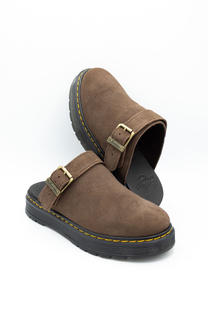 Dr. Martens Brookline Mules for Women in Dark Brown