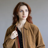 Free People We The Free Blair Vegan Suede Jacket for Women in Caramel Cafe