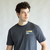 Quiksilver Coastal Vibes Classic T-Shirt for Men in Charcoal Grey