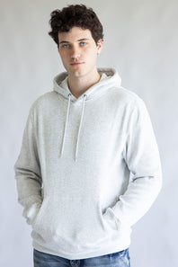 Quiksilver Keller Hoodie for Men in Light Gray Heather