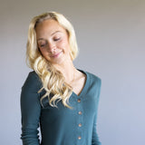 Thread & Supply Abby Shirt for Women in Dark Spruce | T4468SFRTS-DARKSPRUCE