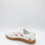 Top Moda Remus Floral Sneakers for Women in White