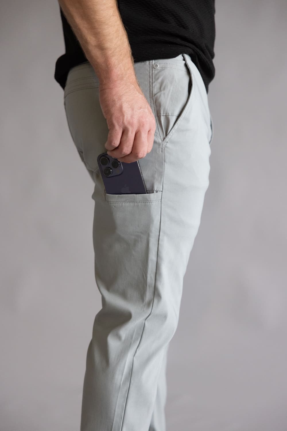 Weatherproof Vintage Faille Utility Pants for Men in Greyhound