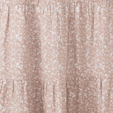 Wishlist Floral Midi Skirt with Side Slit for Women in Taupe
