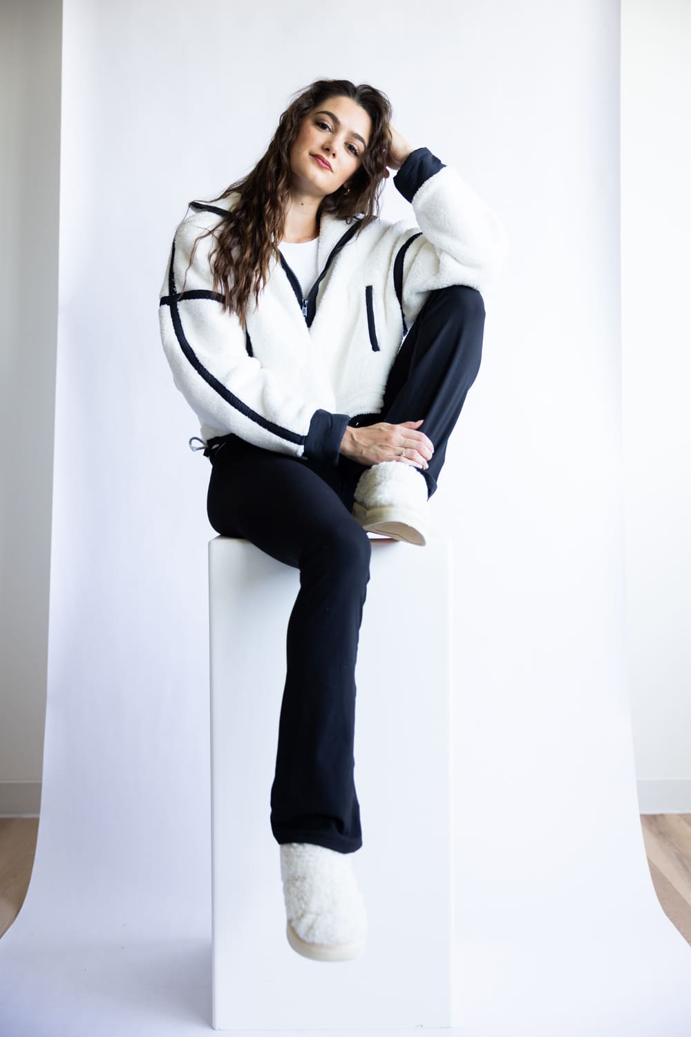 FP Movement Mountain High ½ Zip Fleece for Women in White