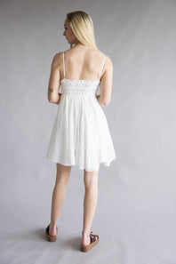 Natilee Slip Mini Dress for Women in White