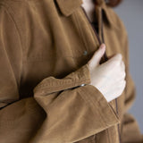 Free People We The Free Blair Vegan Suede Jacket for Women in Caramel Cafe