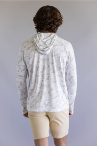 Local Boy Outfitters Heather Blend Hoodie for Men in Saltwater Camo