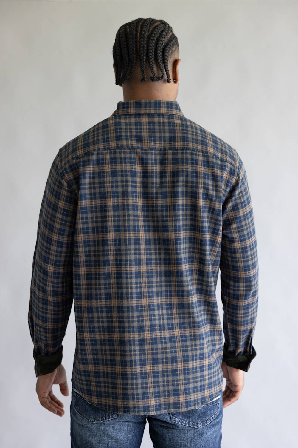 North River Brushed Cotton Shirt for Men in Olive