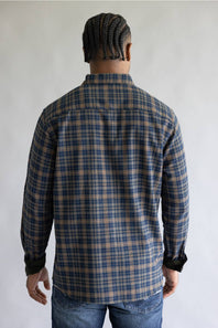 North River Brushed Cotton Shirt for Men in Olive
