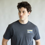 Quiksilver Coastal Vibes Classic T-Shirt for Men in Charcoal Grey