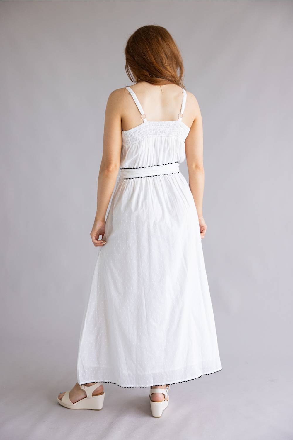 Simply Southern Ric Rac Dress for Women in White