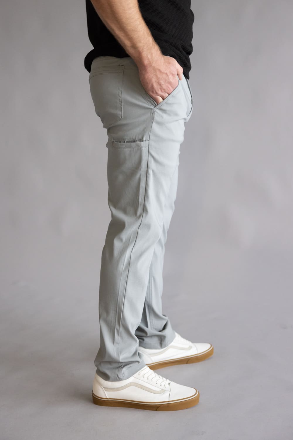 Weatherproof Vintage Faille Utility Pants for Men in Greyhound