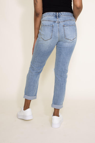 Eunina Frankie Mid Rise Destructed Jeans for Women