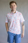 Lady Liberty Printed Polo for Men in White
