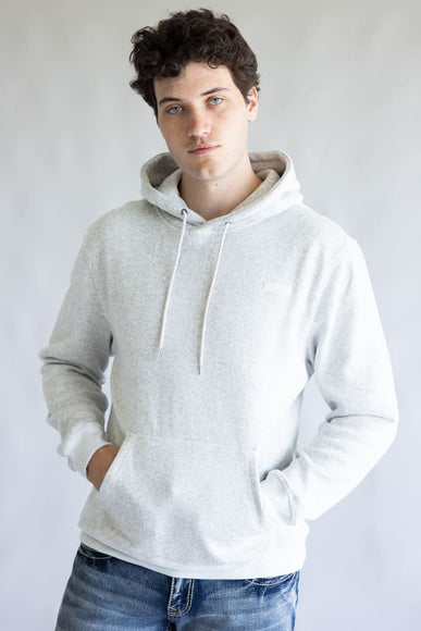 Quiksilver Keller Hoodie for Men in Light Gray Heather