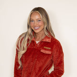 Simply Southern Simply Soft Pullover for Women in Spice Orange