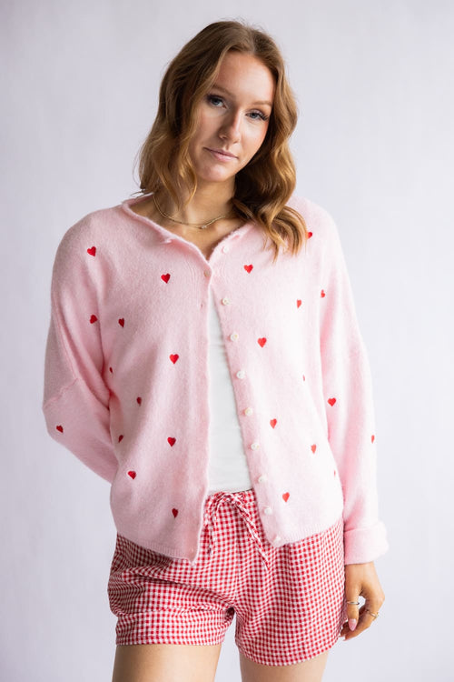 Things Between Heart Piper Cardigan for Women in Pink