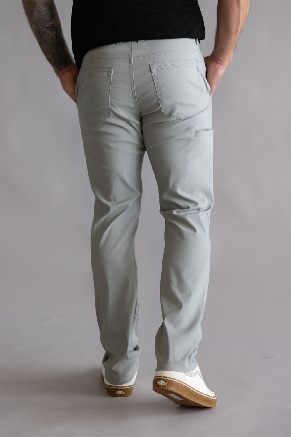 Weatherproof Vintage Faille Utility Pants for Men in Greyhound