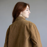 Free People We The Free Blair Vegan Suede Jacket for Women in Caramel Cafe