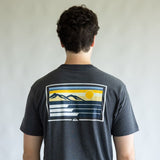 Quiksilver Coastal Vibes Classic T-Shirt for Men in Charcoal Grey