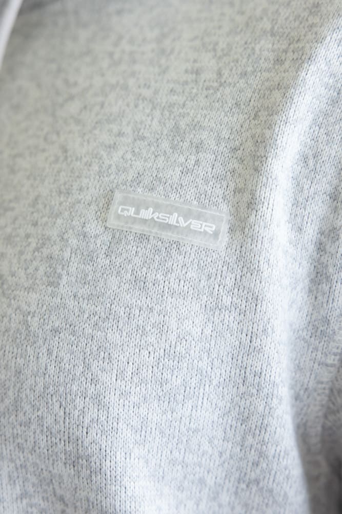 Quiksilver Keller Hoodie for Men in Light Gray Heather