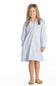 Youth Button Dress for Girls in Blue