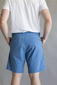 1897 Original Stretch Hybrid Shorts for Men in Cobalt