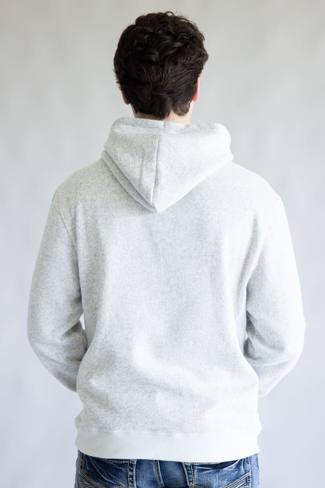 Quiksilver Keller Hoodie for Men in Light Gray Heather