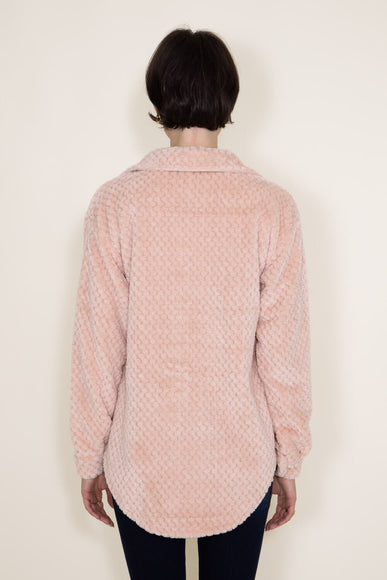 Simply Southern Soft Shacket for Women in Light Pink