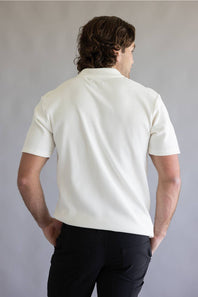 PX Johnny Collar Polo Shirt for Men in White
